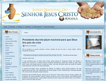 Tablet Screenshot of insejecangola.com